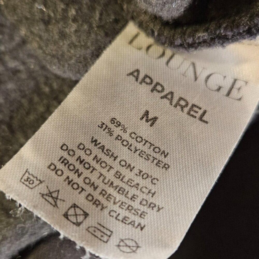 Lounge Apparel Black Cropped  Sweatshirt - Picture 11 of 12